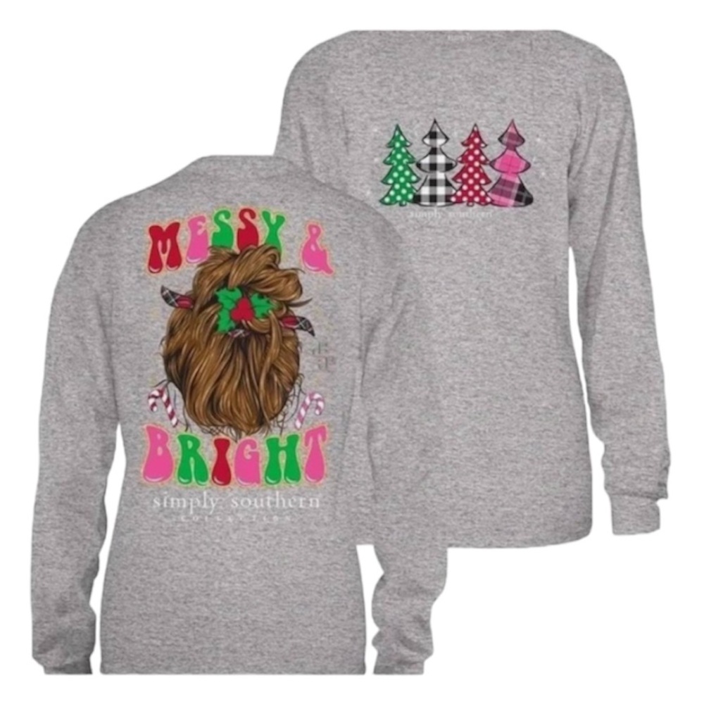 Simply Southern “Messy & Bright ” T-Shirt